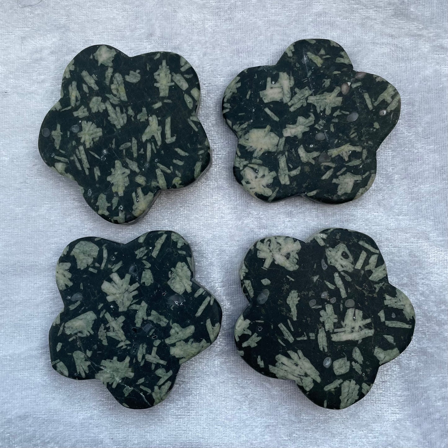 Chinese Writing Stone Flowers