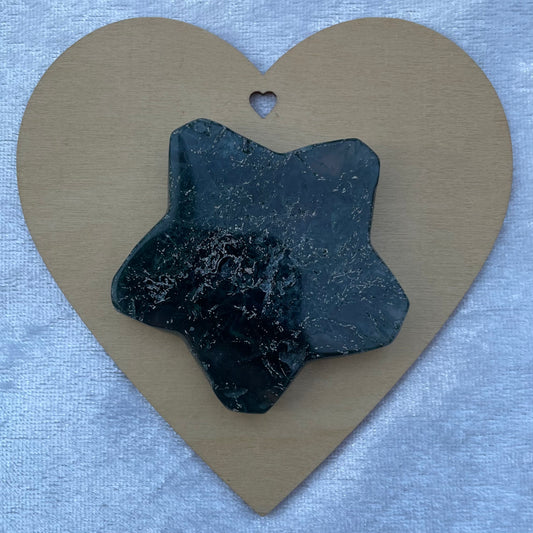 Moss Agate Star