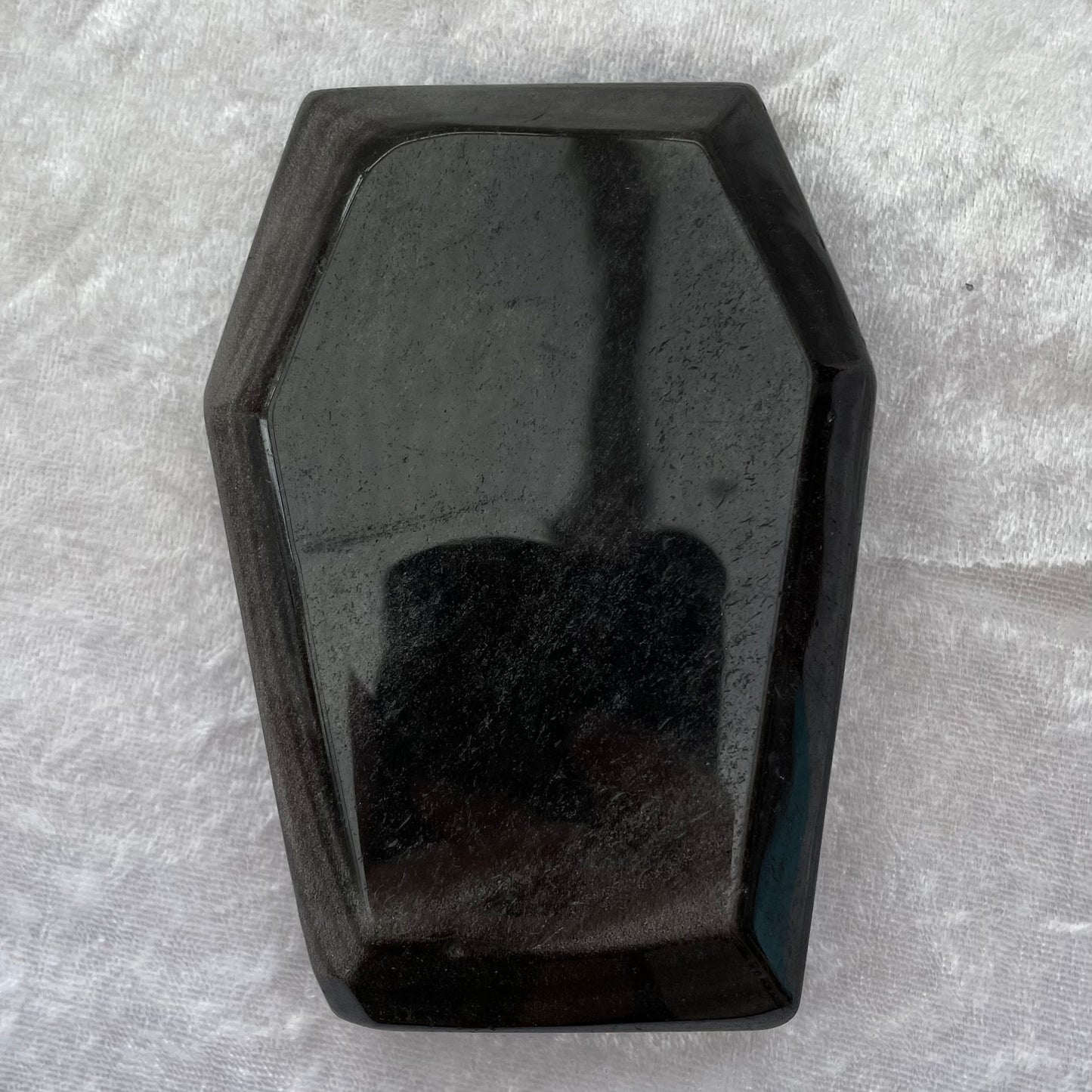 Sheen Obsidian Coffin Dish