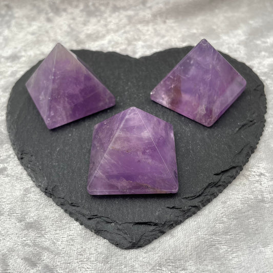 Amethyst Pyramids