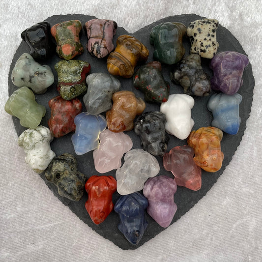 Mini Crystal Frogs