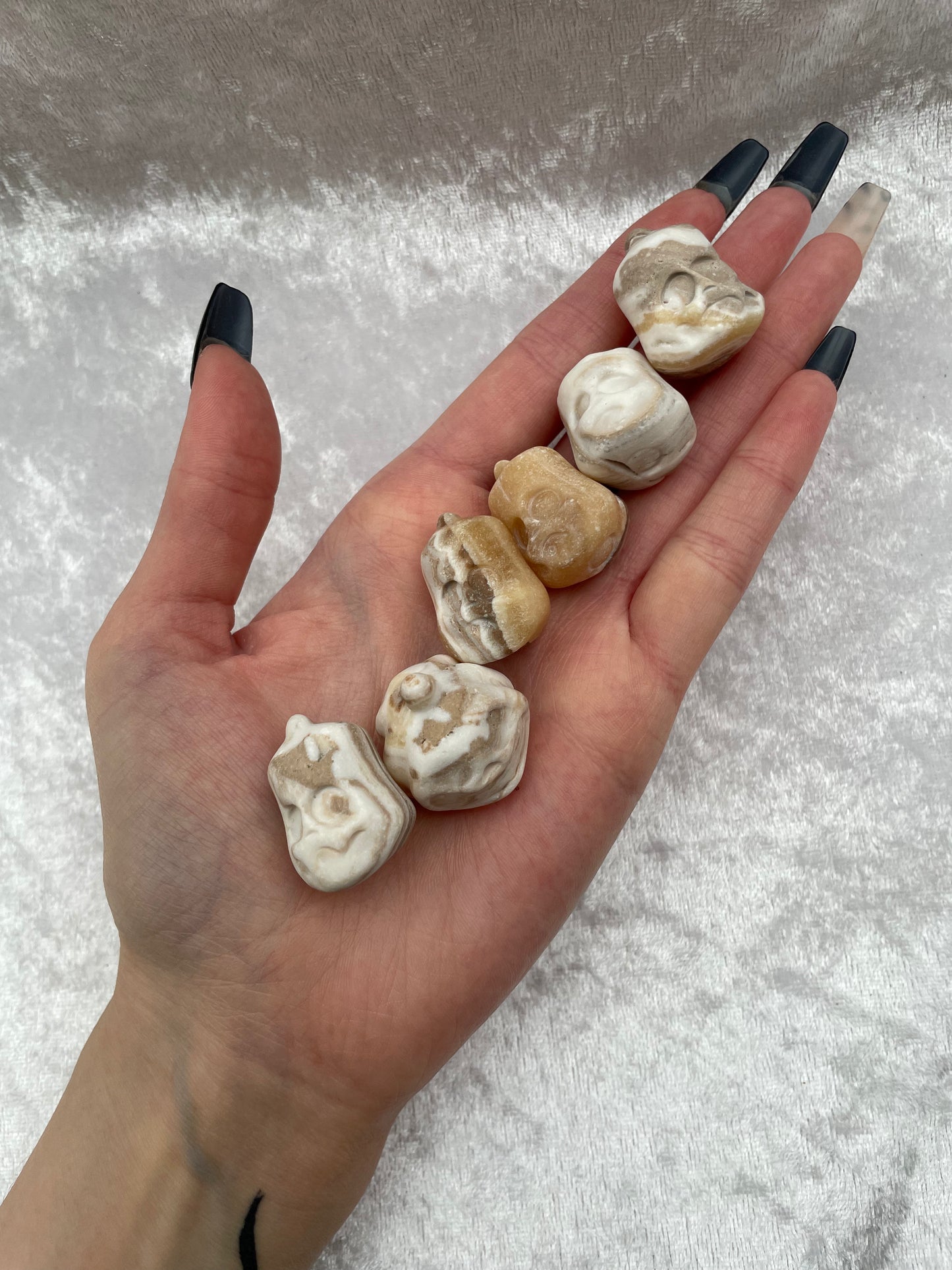 Banded Calcite Pumpkins