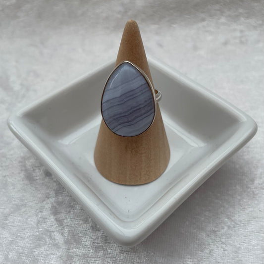 Blue Lace Agate Ring