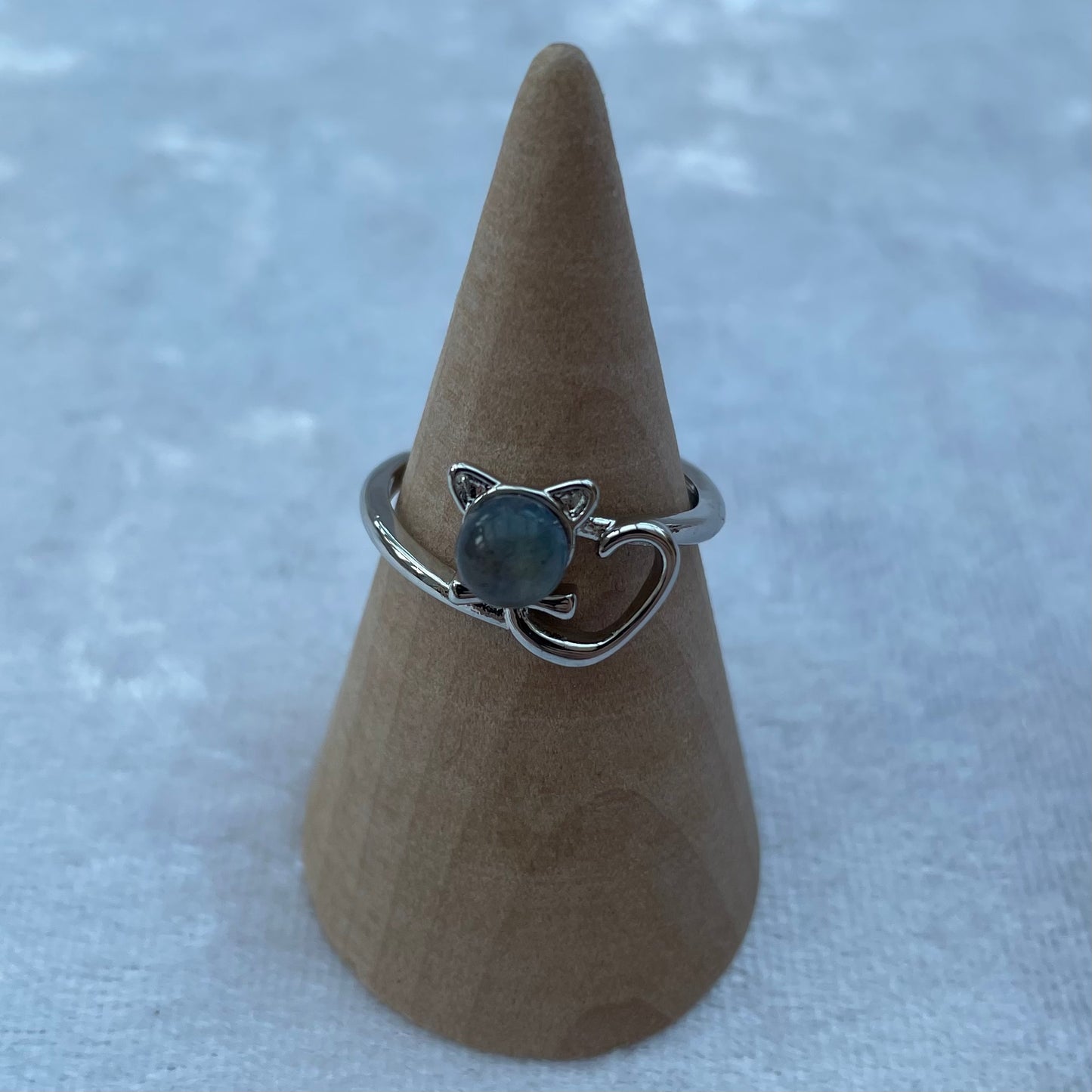 Labradorite Cat Ring
