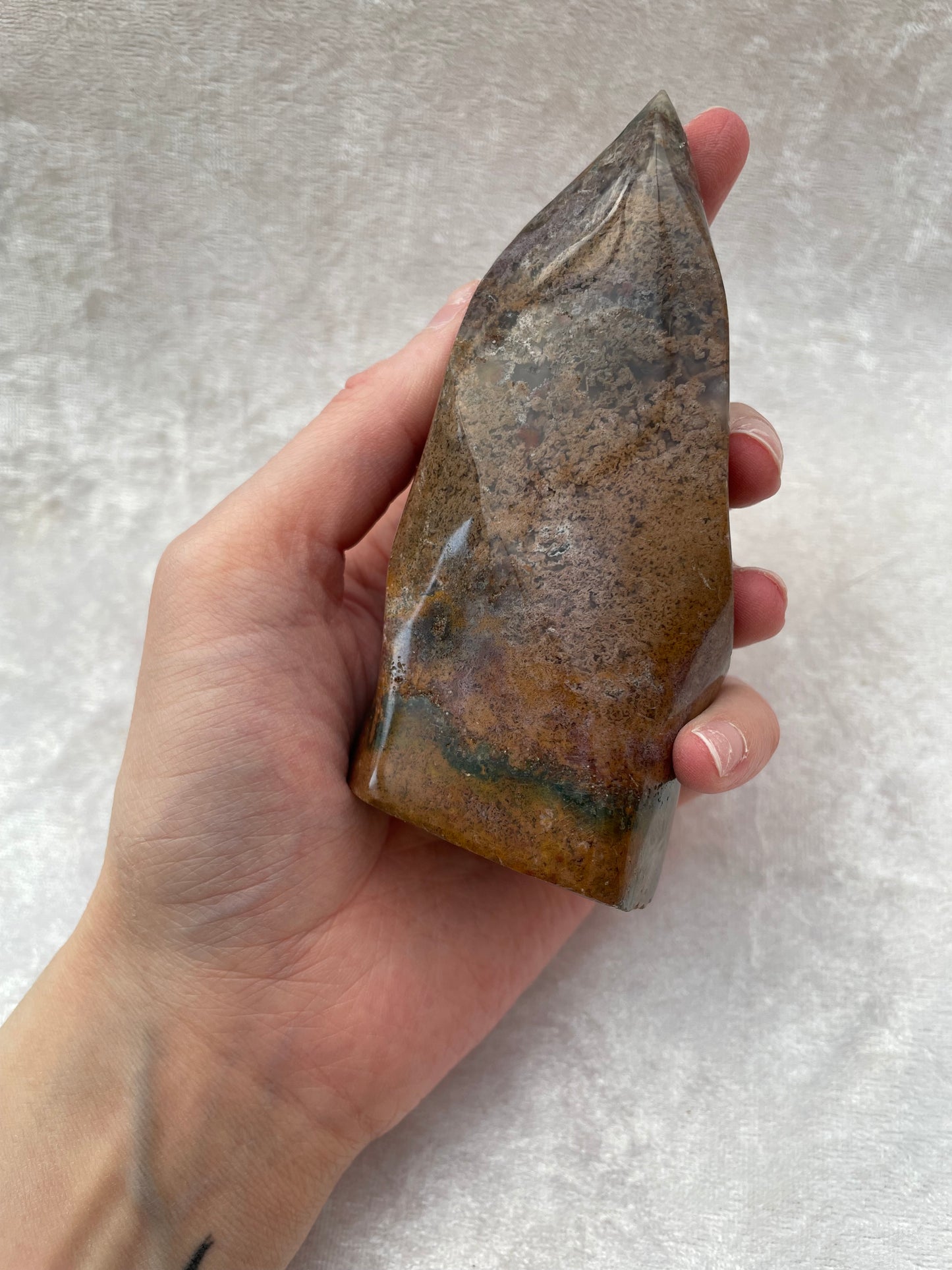 Moss Agate Flame