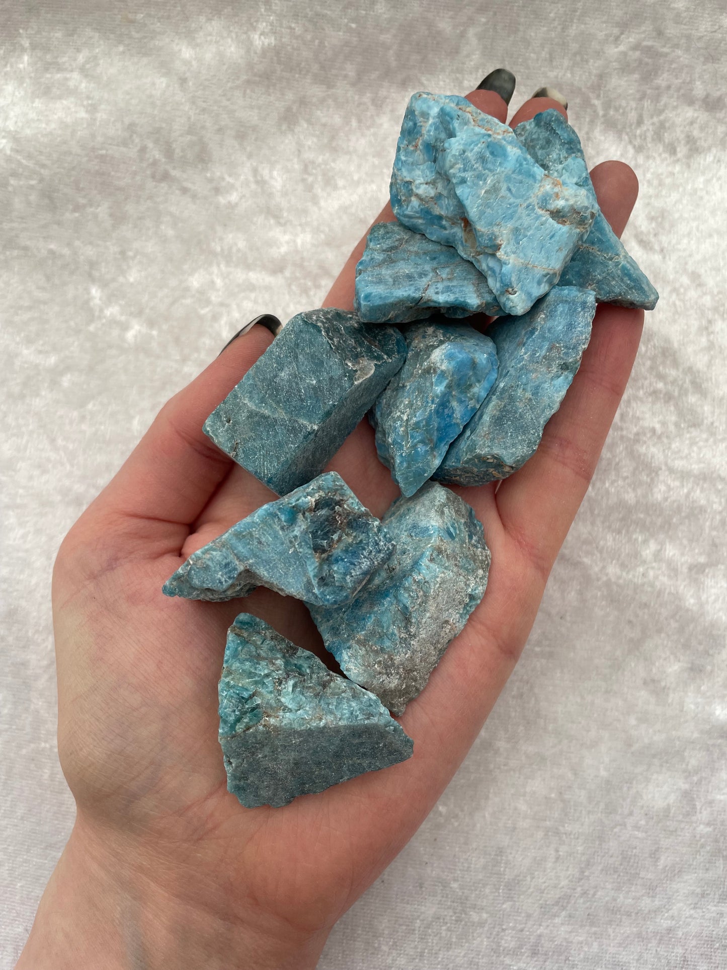 Rough Blue Apatite
