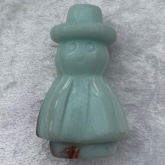 Amazonite Snowman