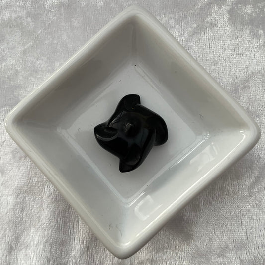 Black Obsidian Mini Ninja Throwing Star