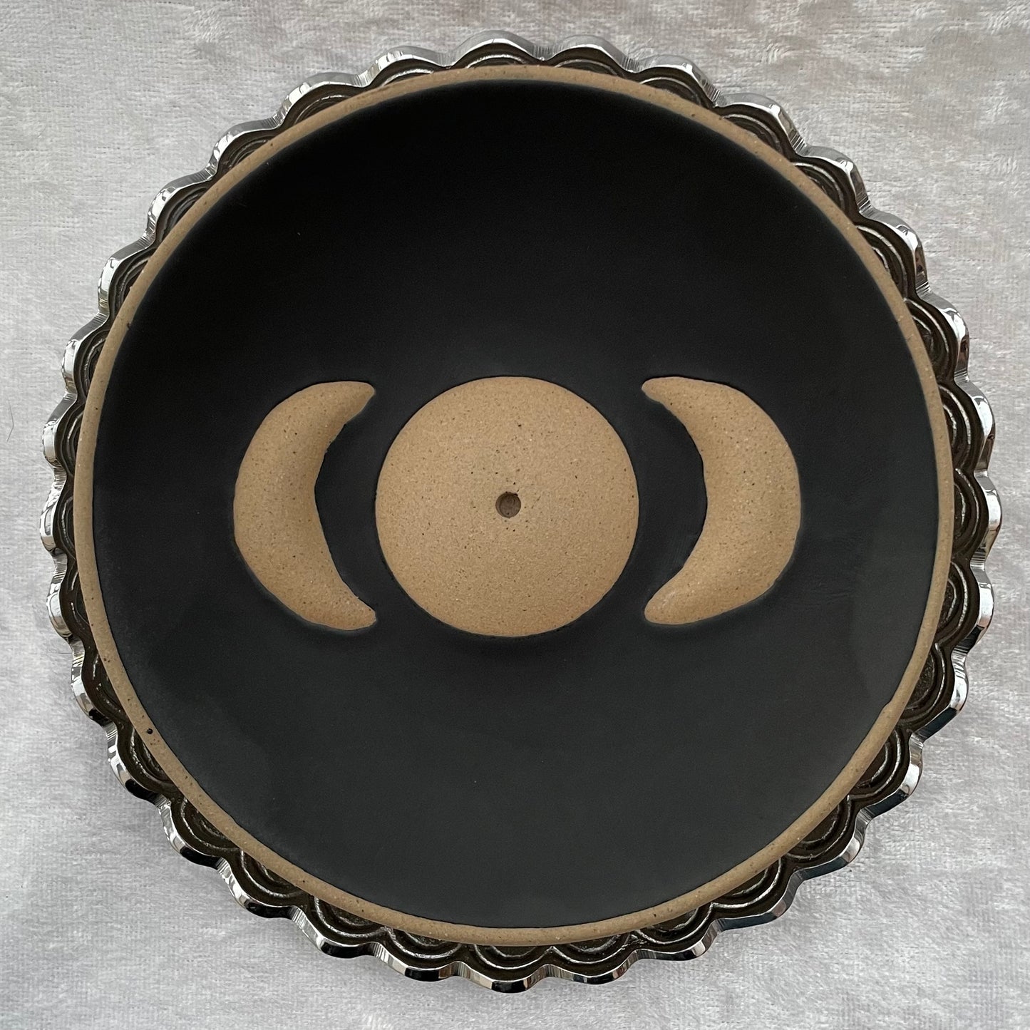 Triple Moon Incense Dish