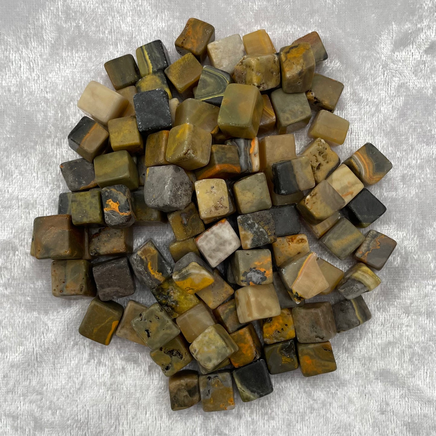Mini Bumblebee Jasper Cubes