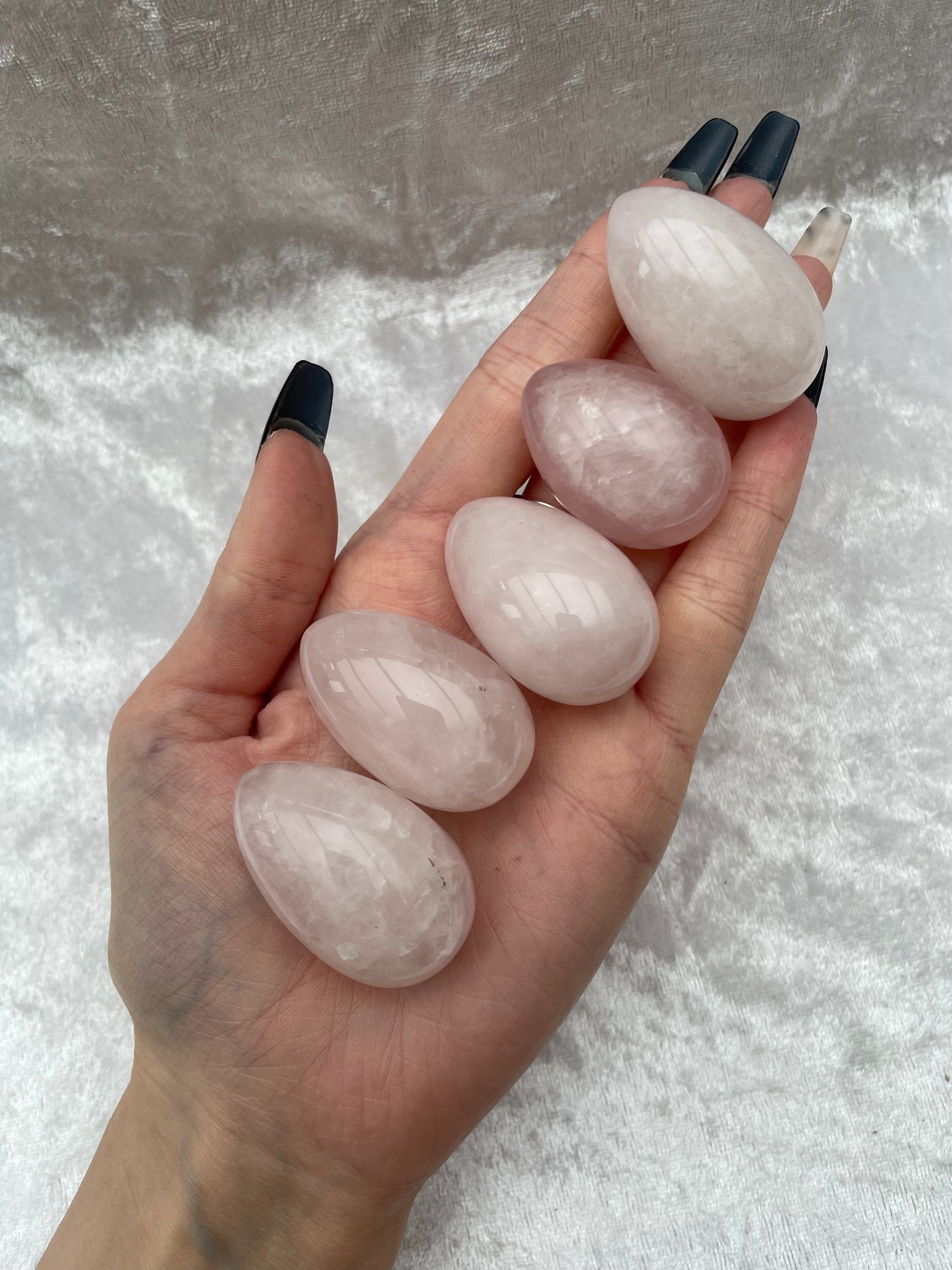 Rose Quartz Eggs