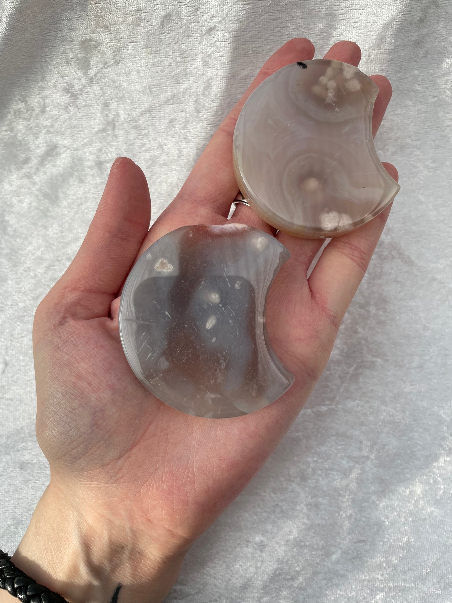 Blossom Agate Moons