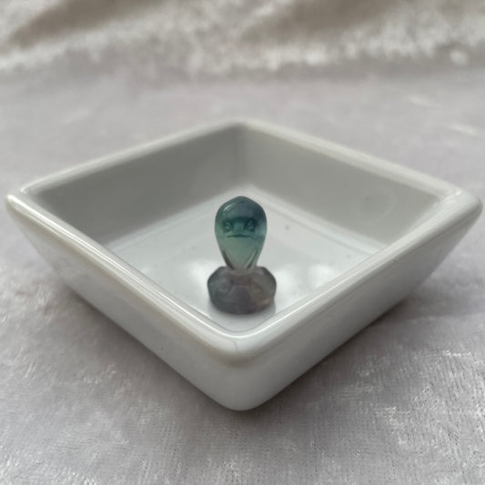 Mini Rainbow Fluorite Pokémon Wobbuffet Carving