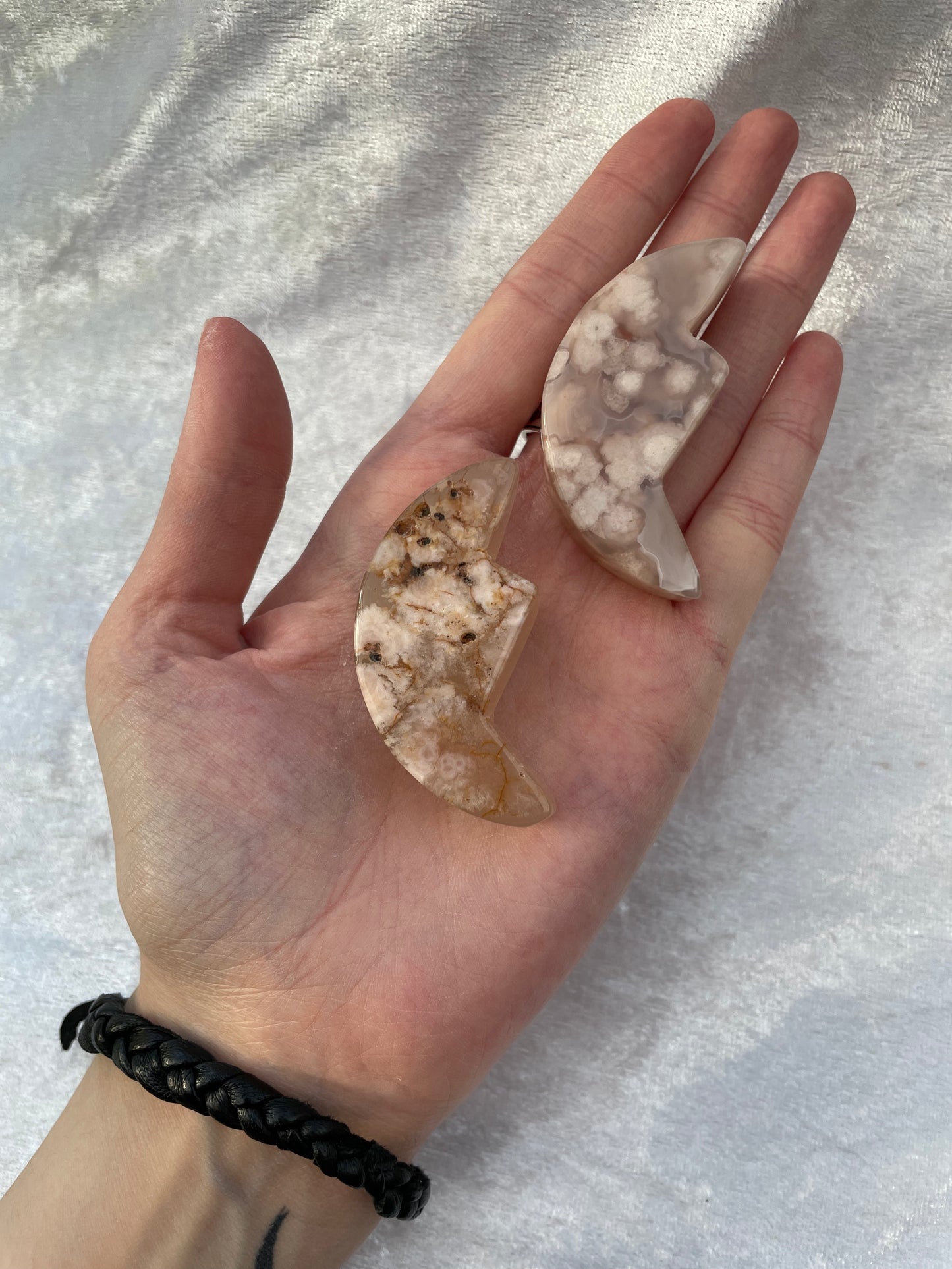 Blossom Agate Moons