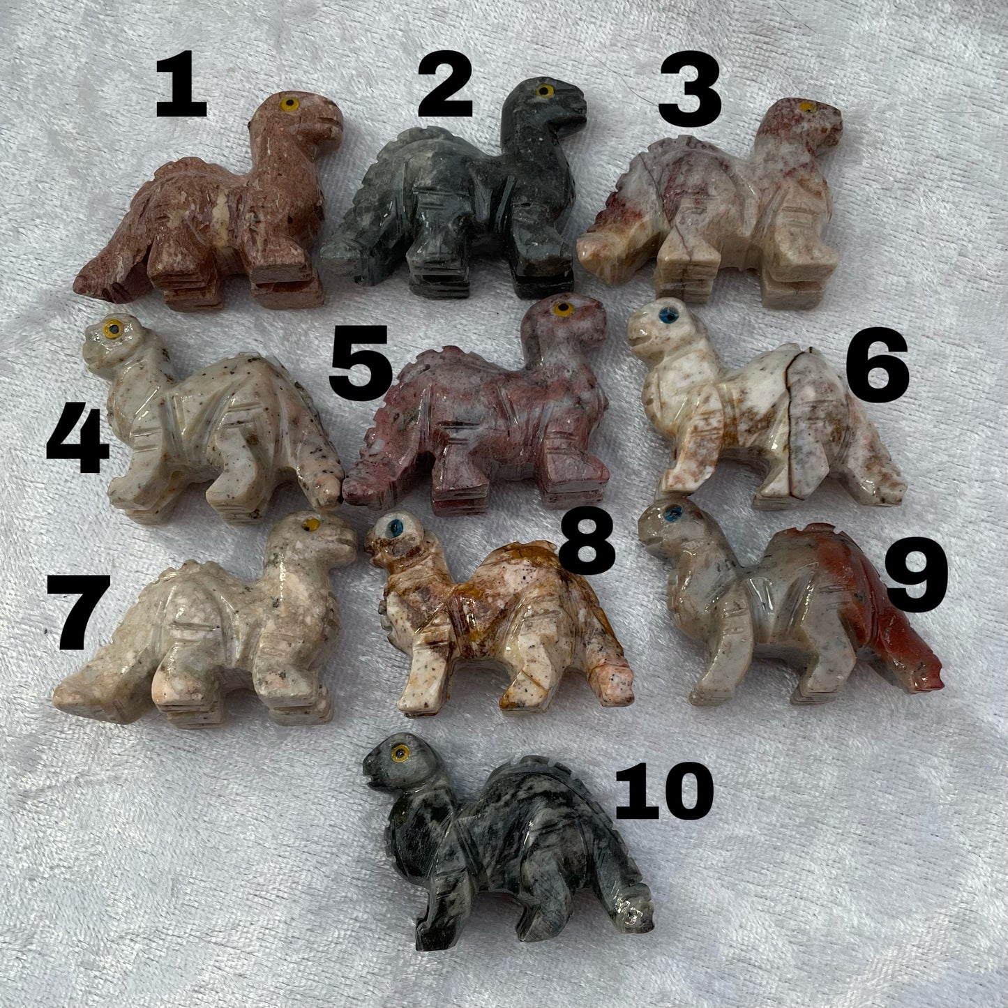 Soapstone Brontosaurus Dinosaurs