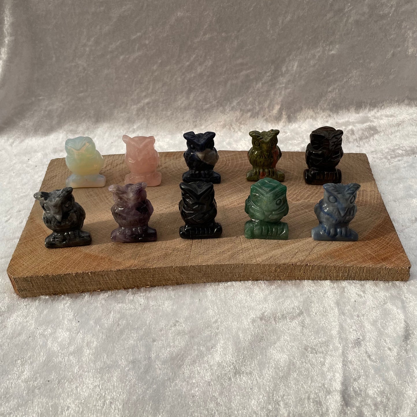 Crystal Owl Carvings