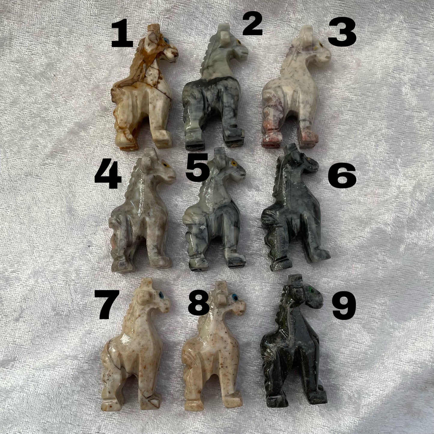 Soapstone Giraffes