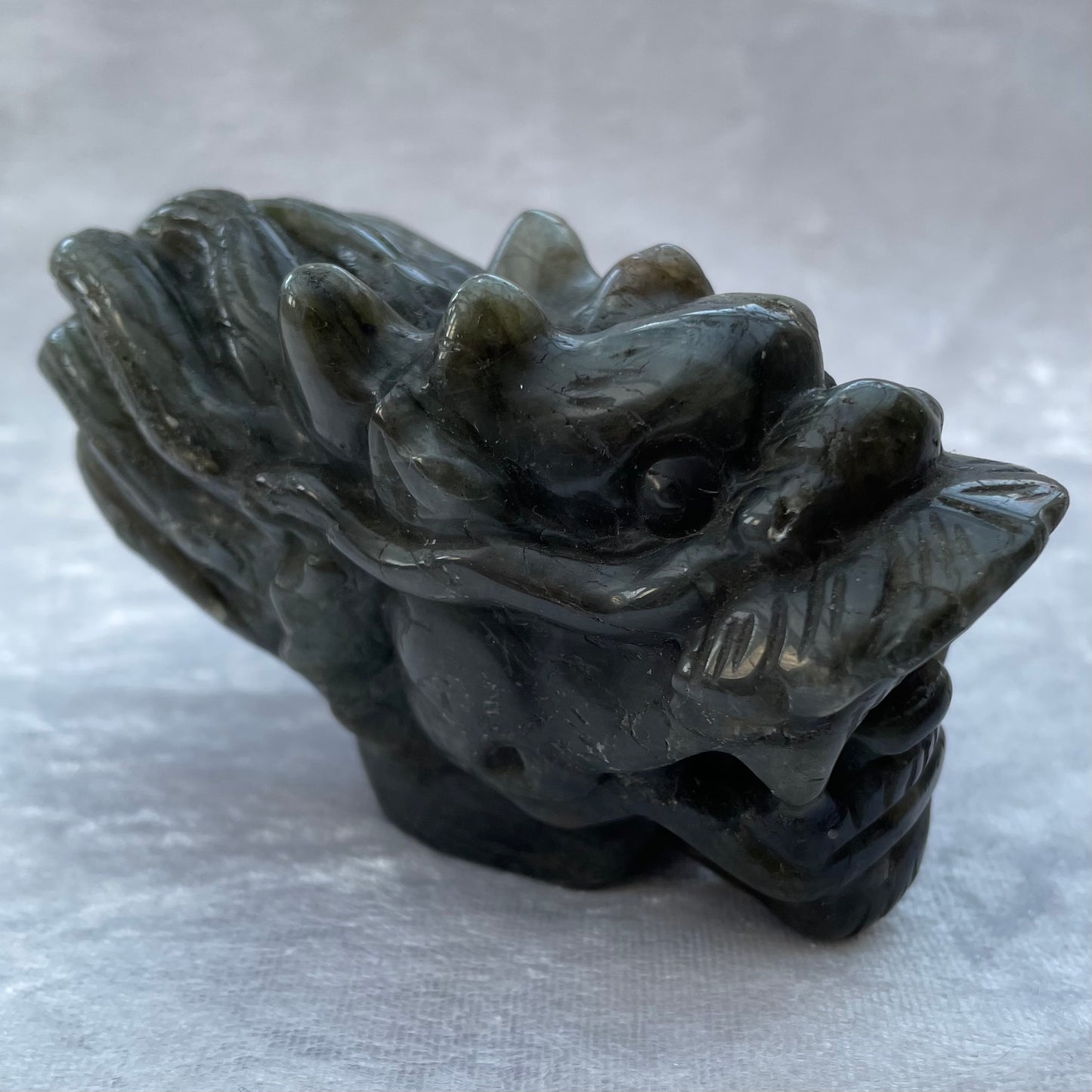 Labradorite Chinese Dragon Head