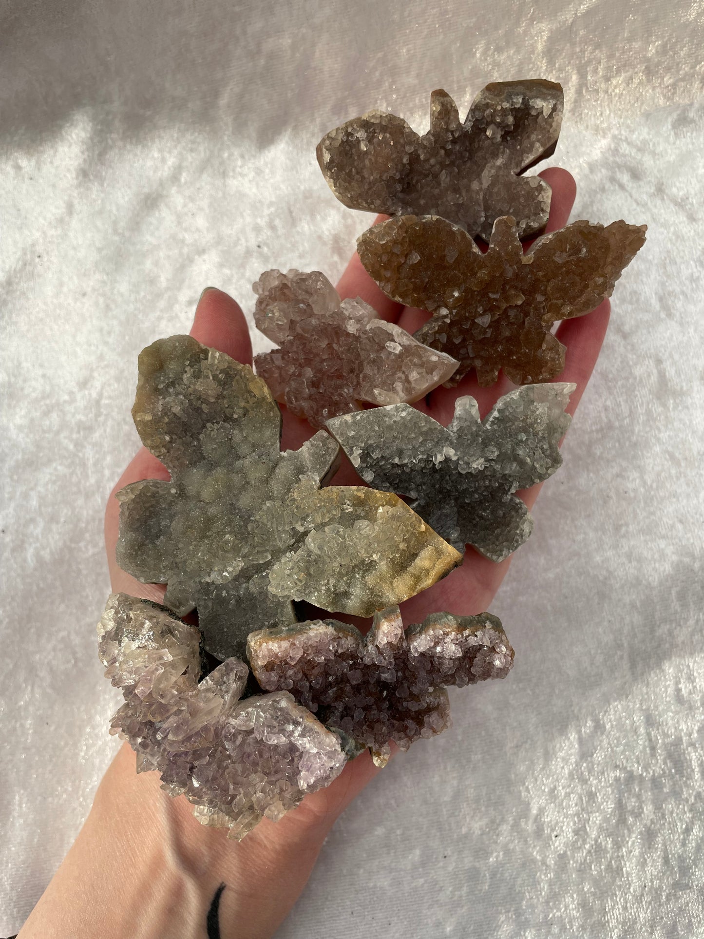 Amethyst Butterfly Clusters