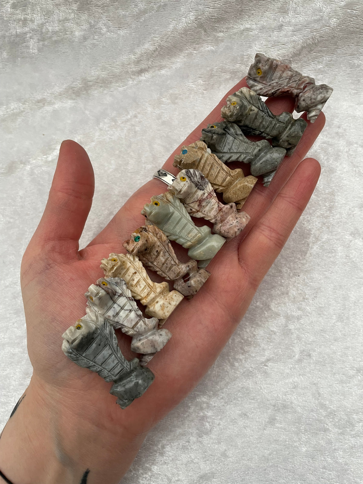 Soapstone Cobra Snake Carvings