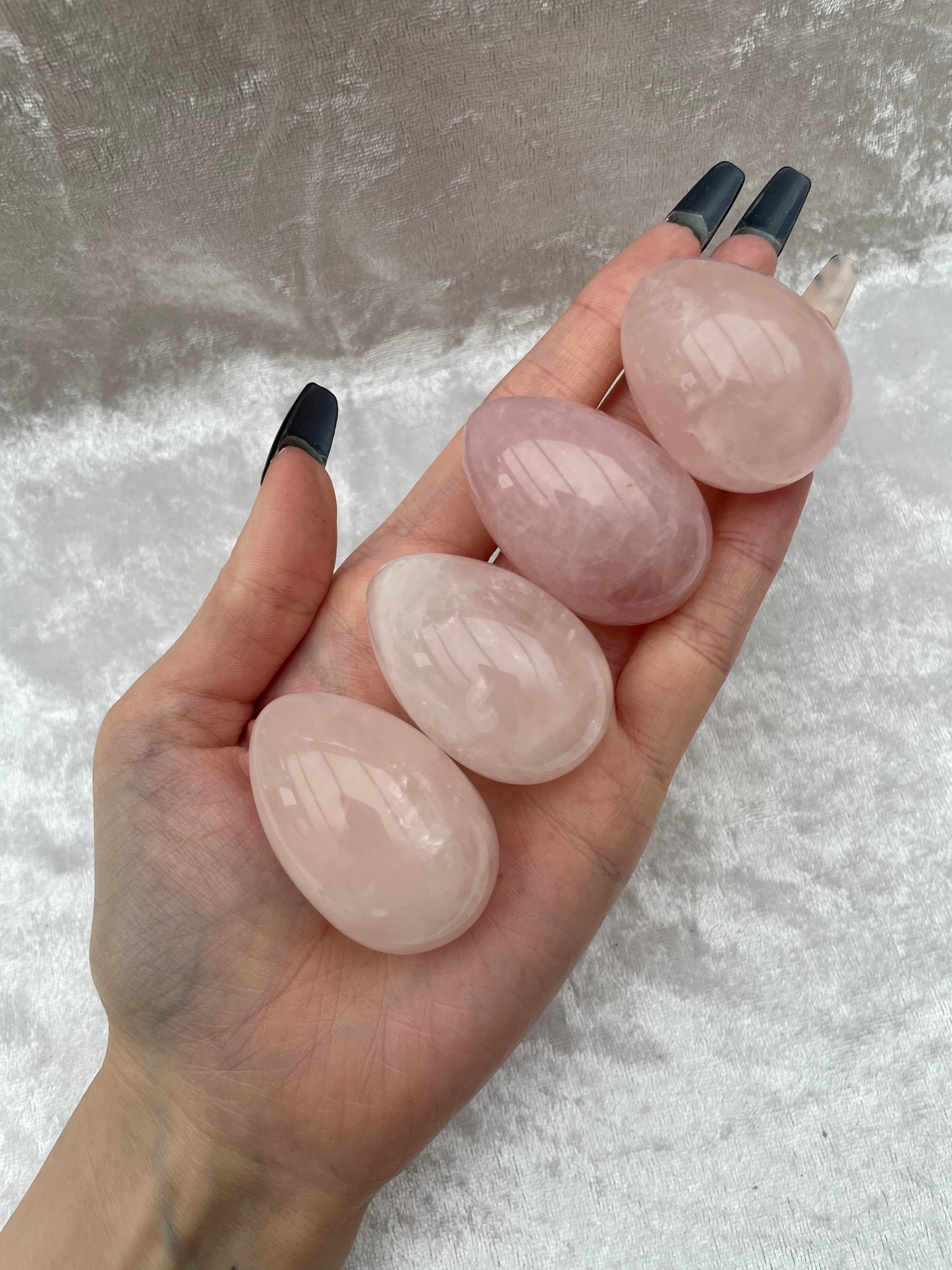 Rose Quartz Eggs