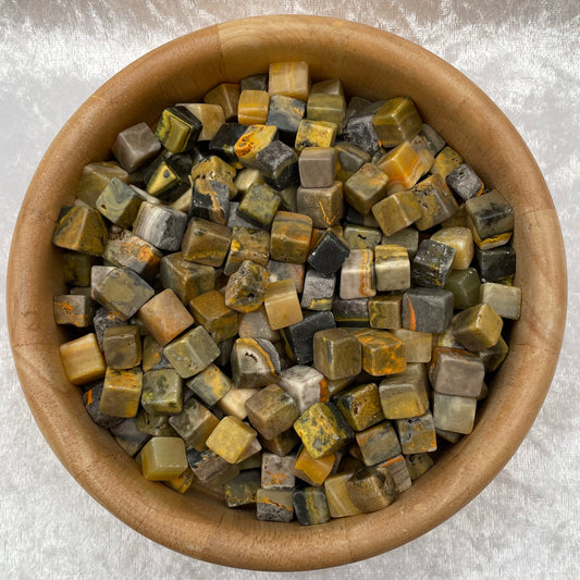 Mini Bumblebee Jasper Cubes