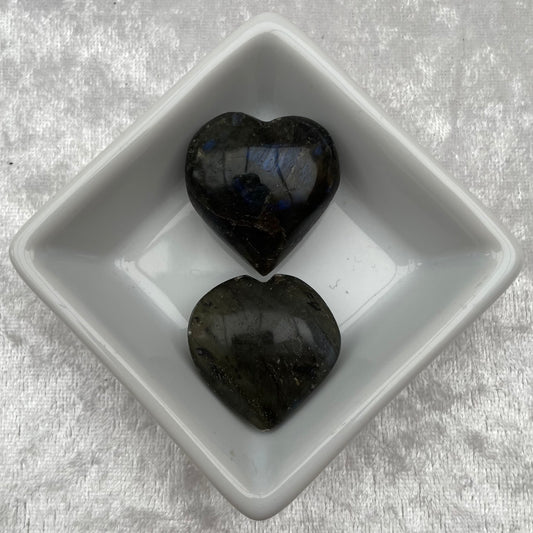 Labradorite Hearts