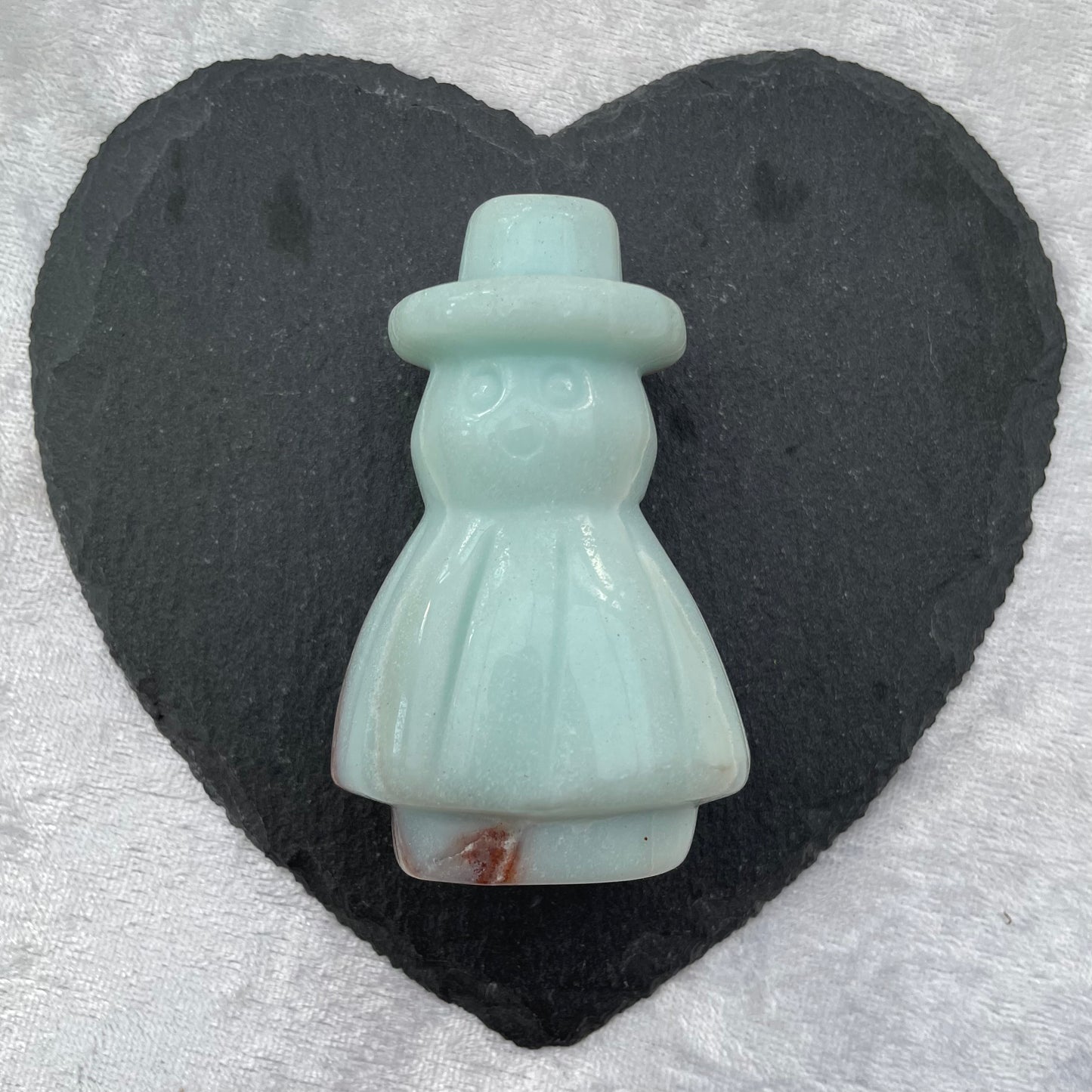 Amazonite Snowman