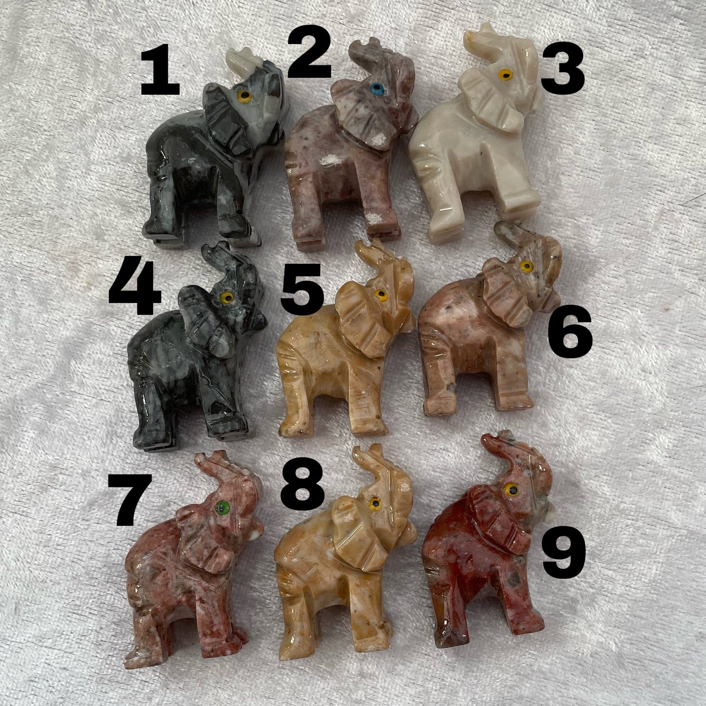 Soapstone Elephants