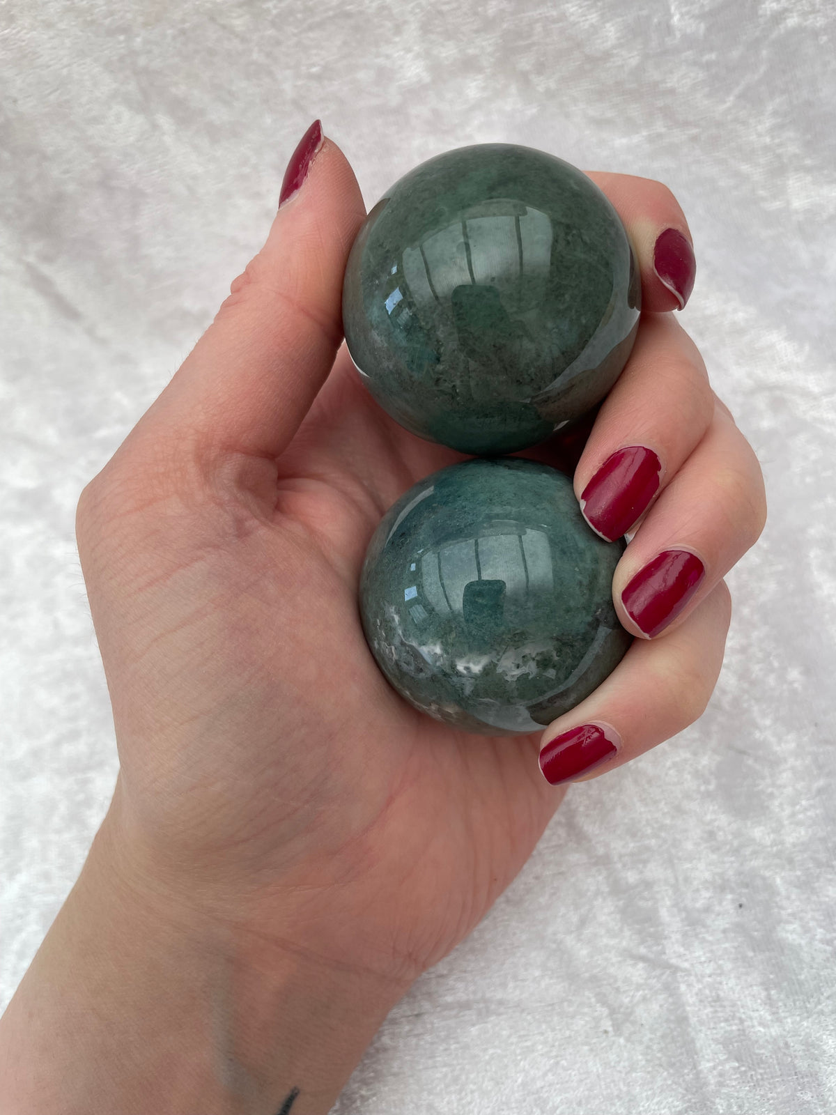 Moss Agate Spheres