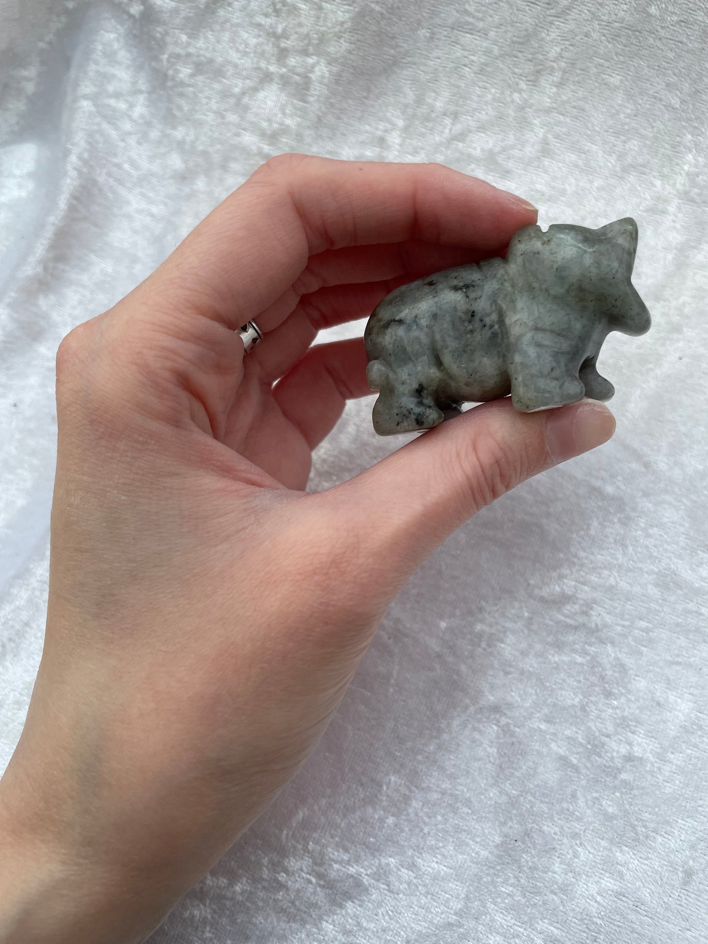 Labradorite Hippopotamus
