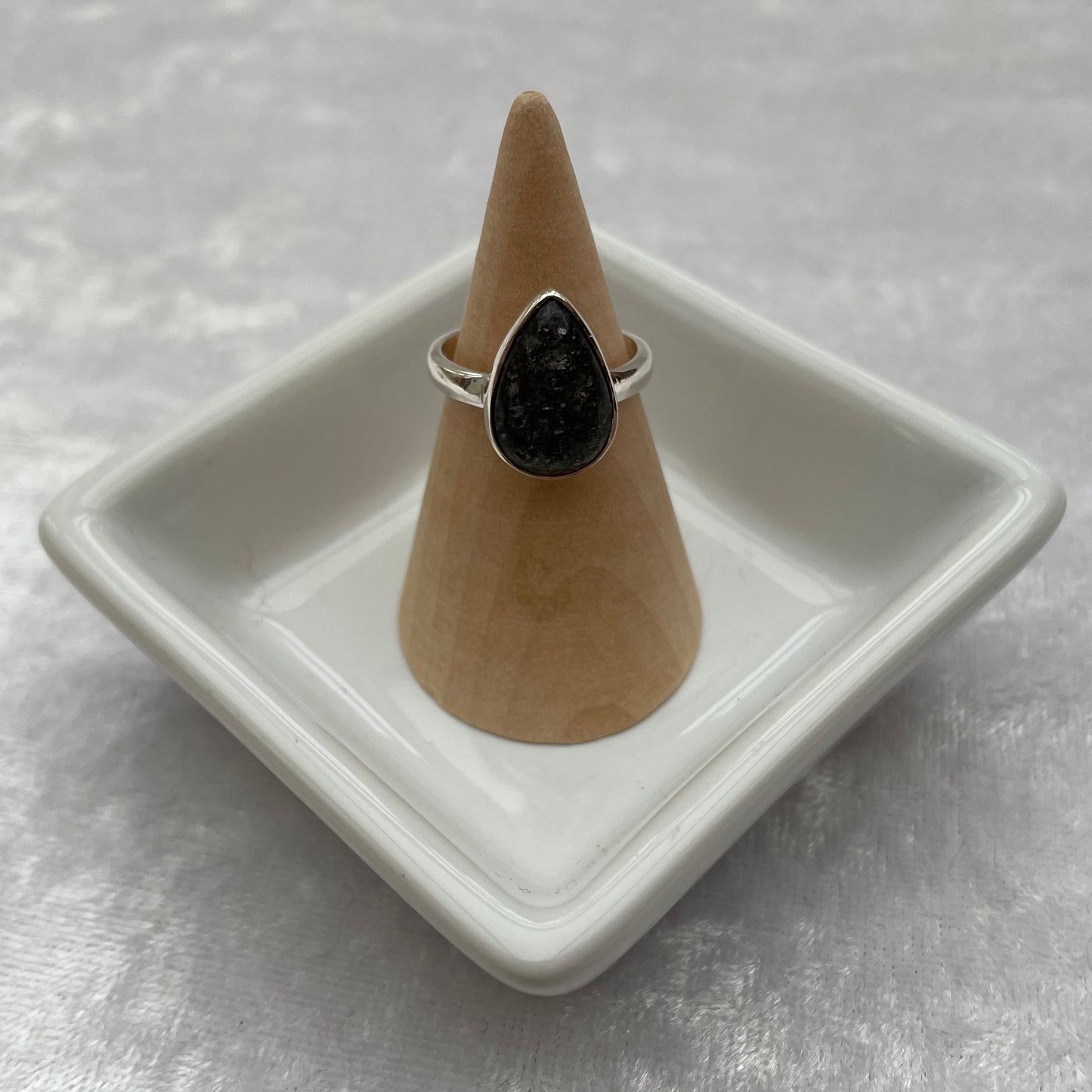 Black Sunstone Ring