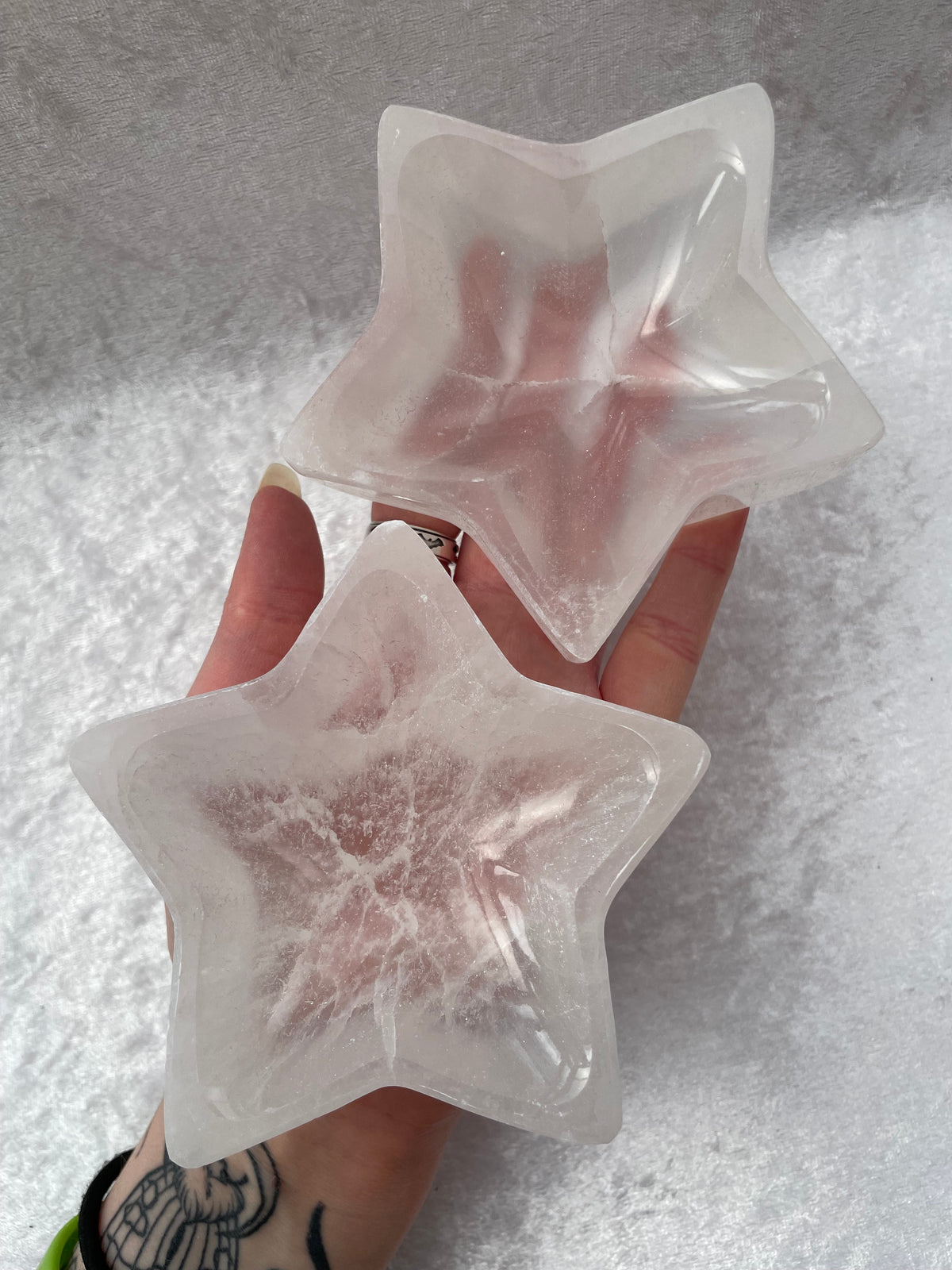 Selenite Crystal Star Bowls