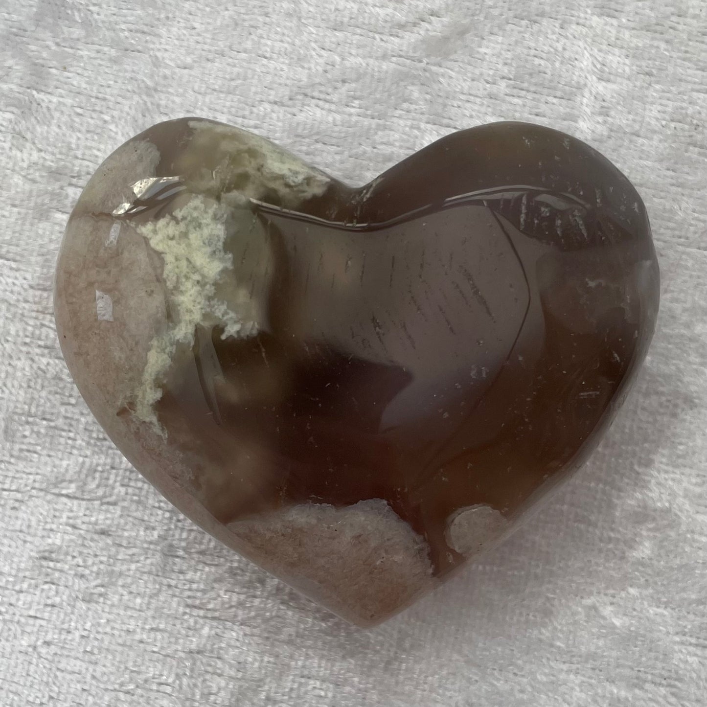 Blossom Agate Heart