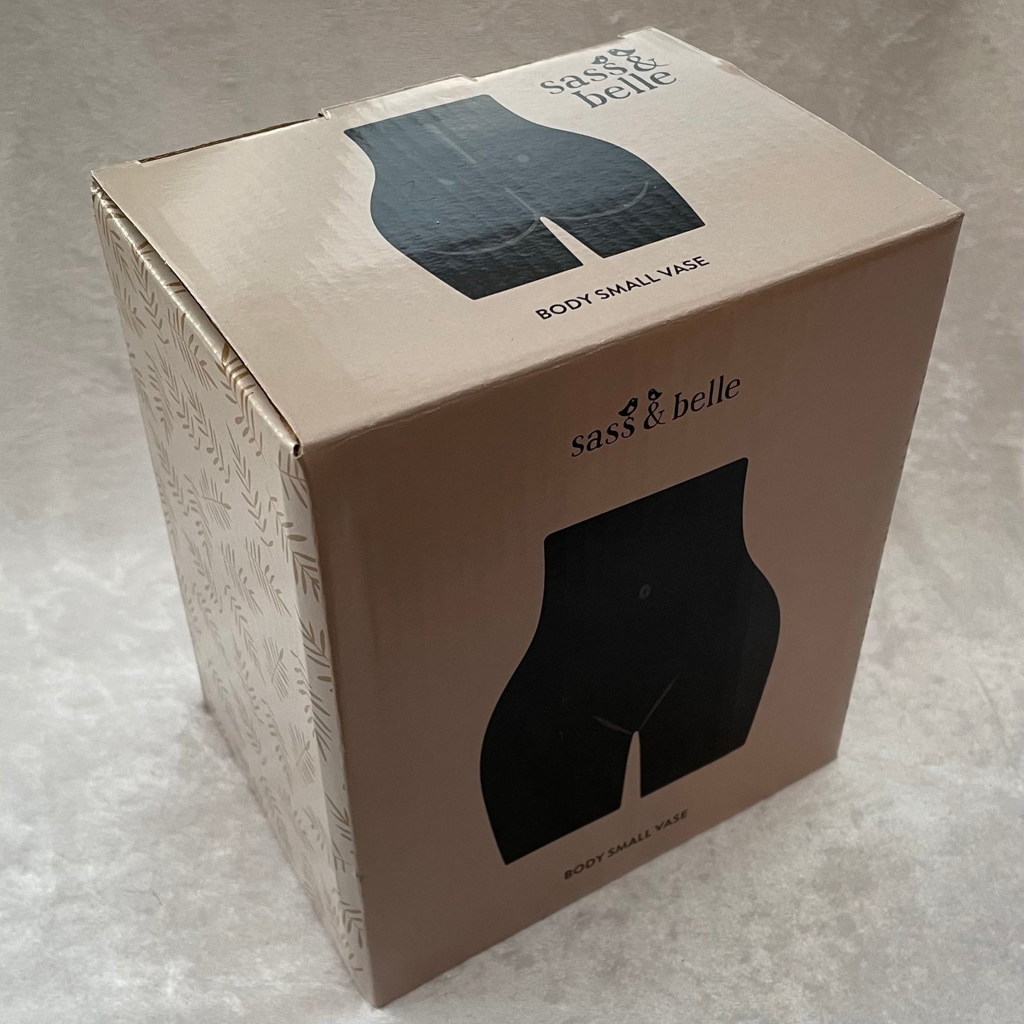 Black Torso Vase