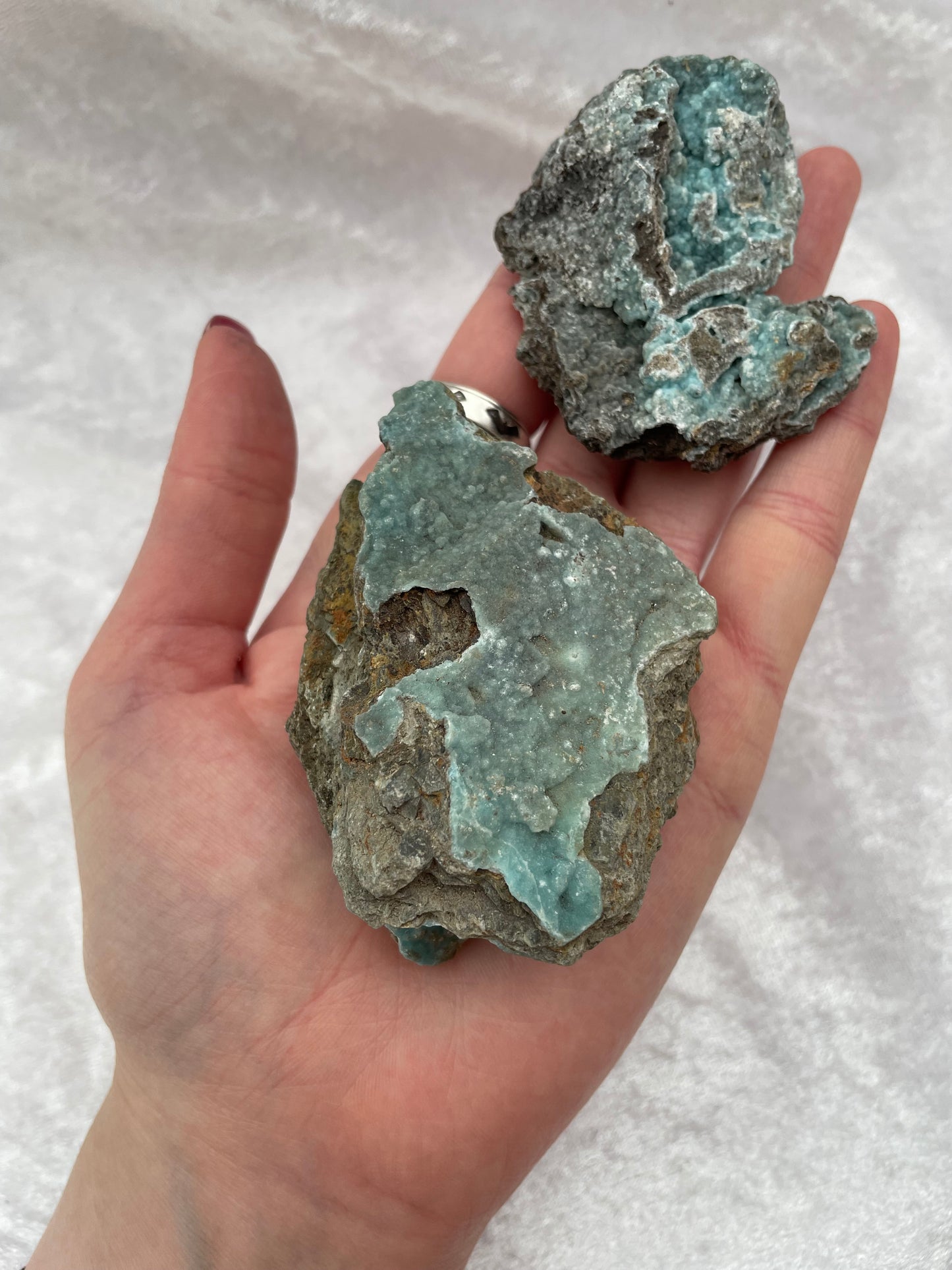 Rough Blue Smithsonite