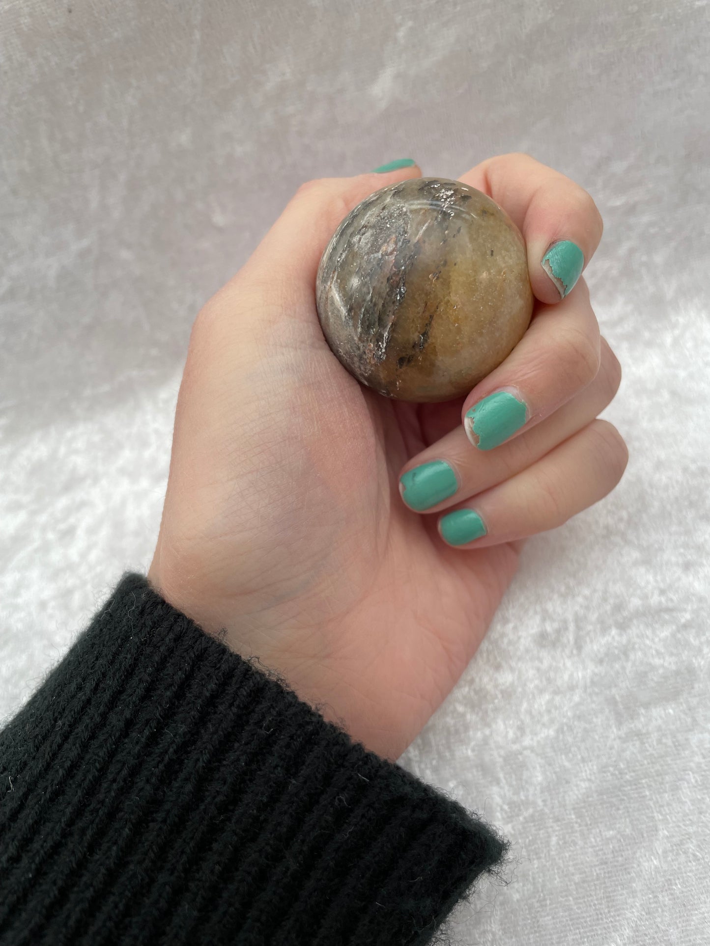 Golden Healer Quartz Sphere