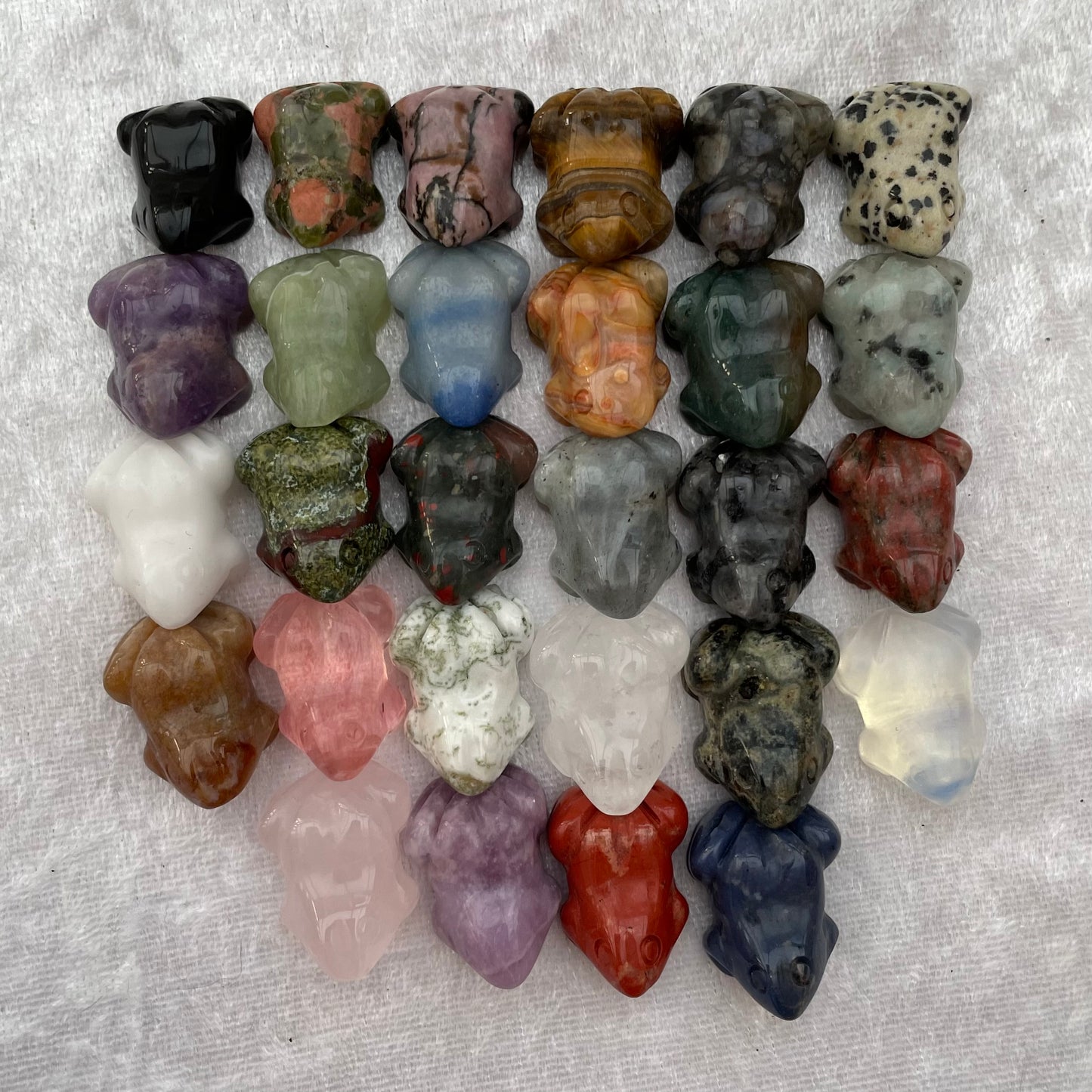 Mini Crystal Frogs