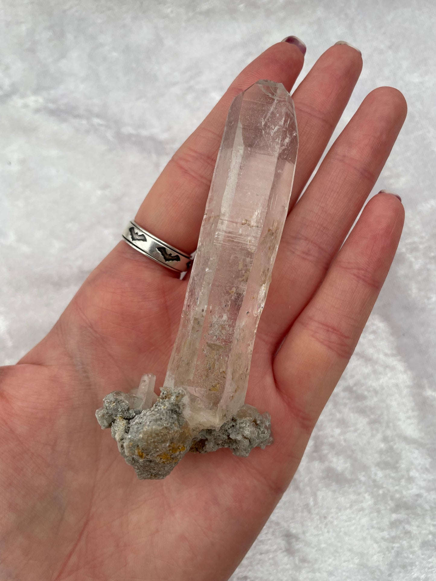 Clear Quartz Point Cluster