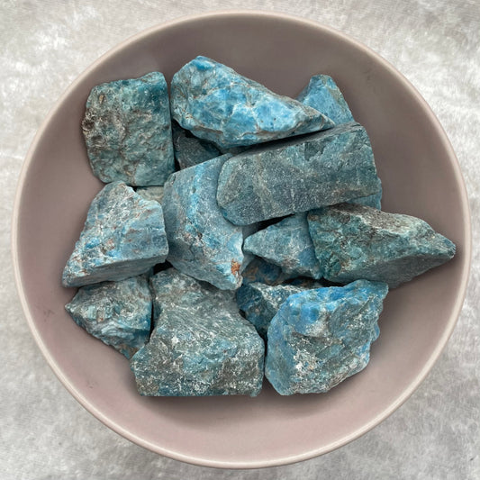 Rough Blue Apatite