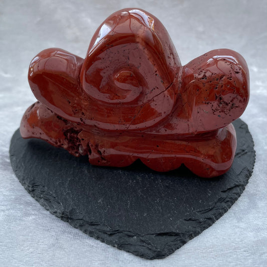 Large Red Jasper Snail