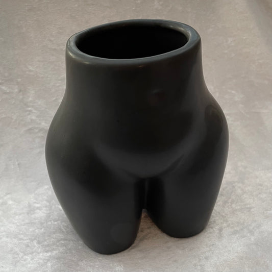 Black Torso Vase
