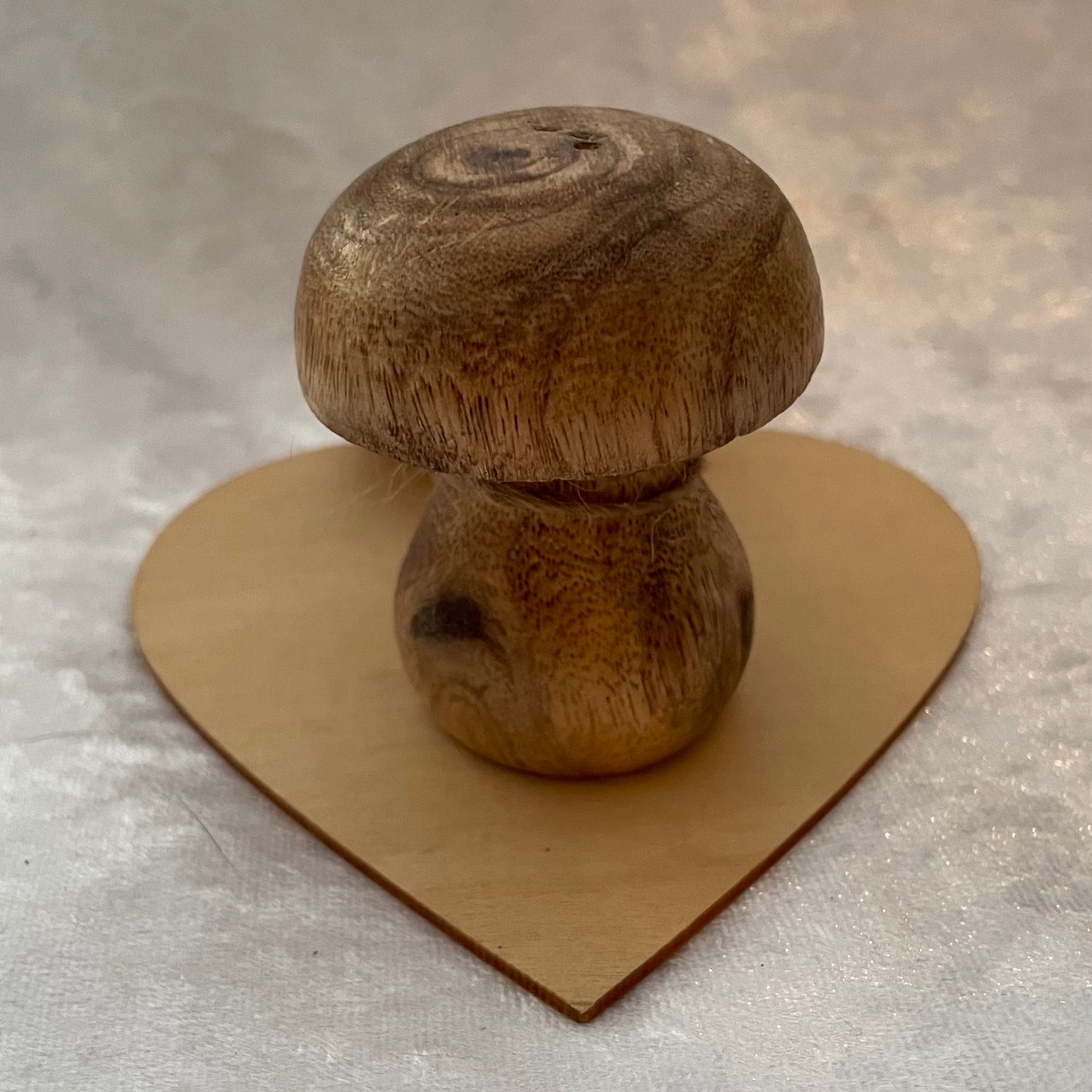Standing Wooden Mushroom Ornament