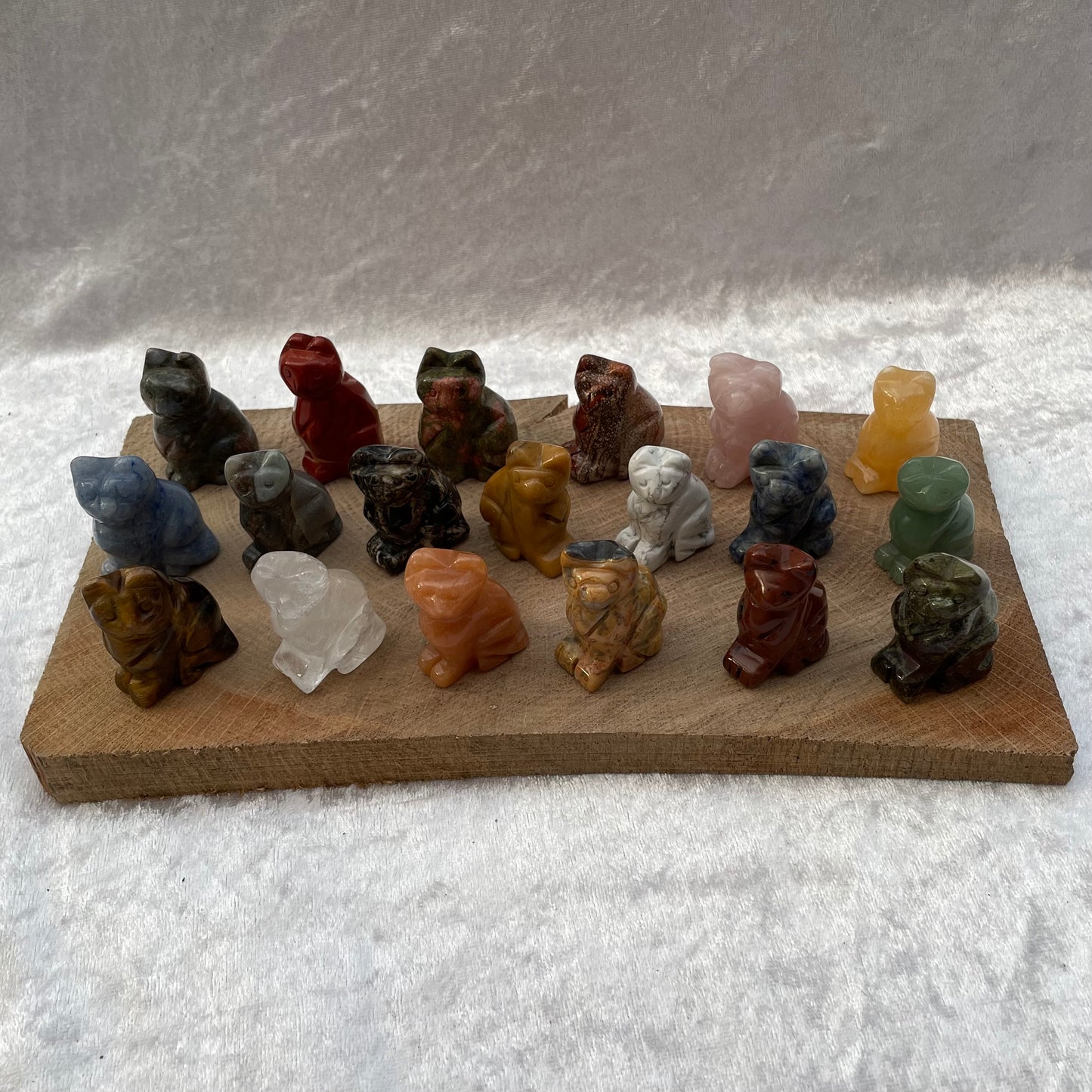 Crystal Cat Carvings