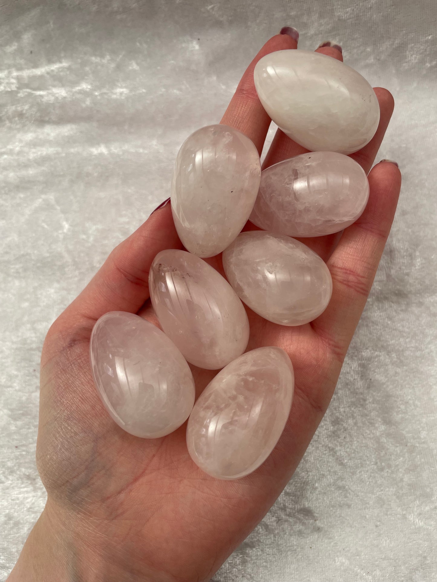 Rose Quartz Eggs