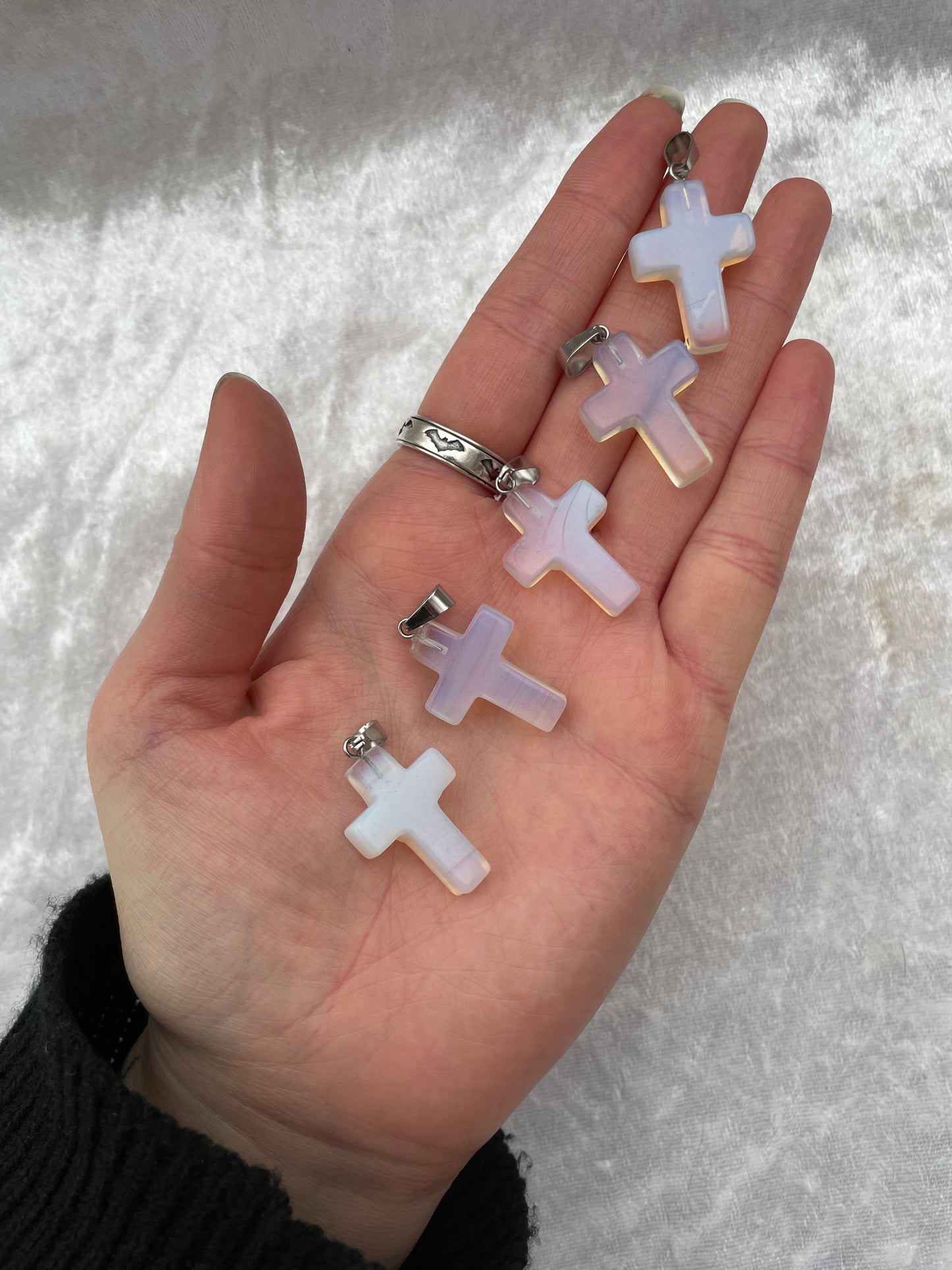 Opalite Cross Pendants