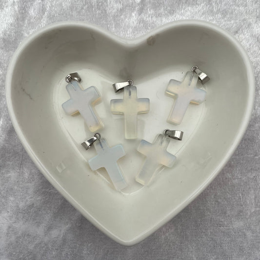 Opalite Cross Pendants