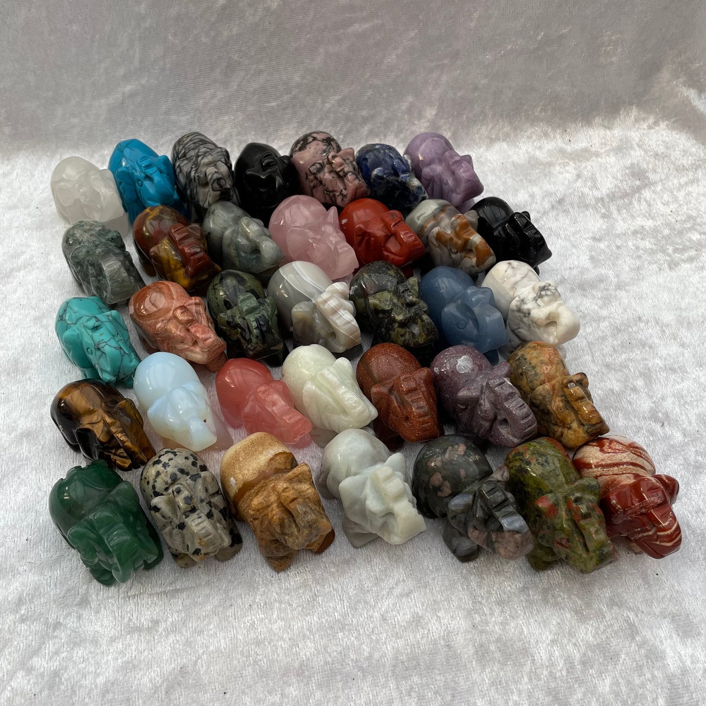 Crystal Elephant Carvings