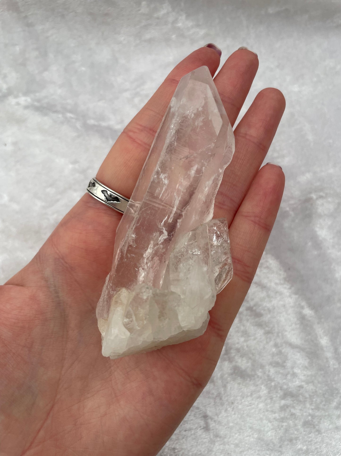 Clear Quartz Point Cluster