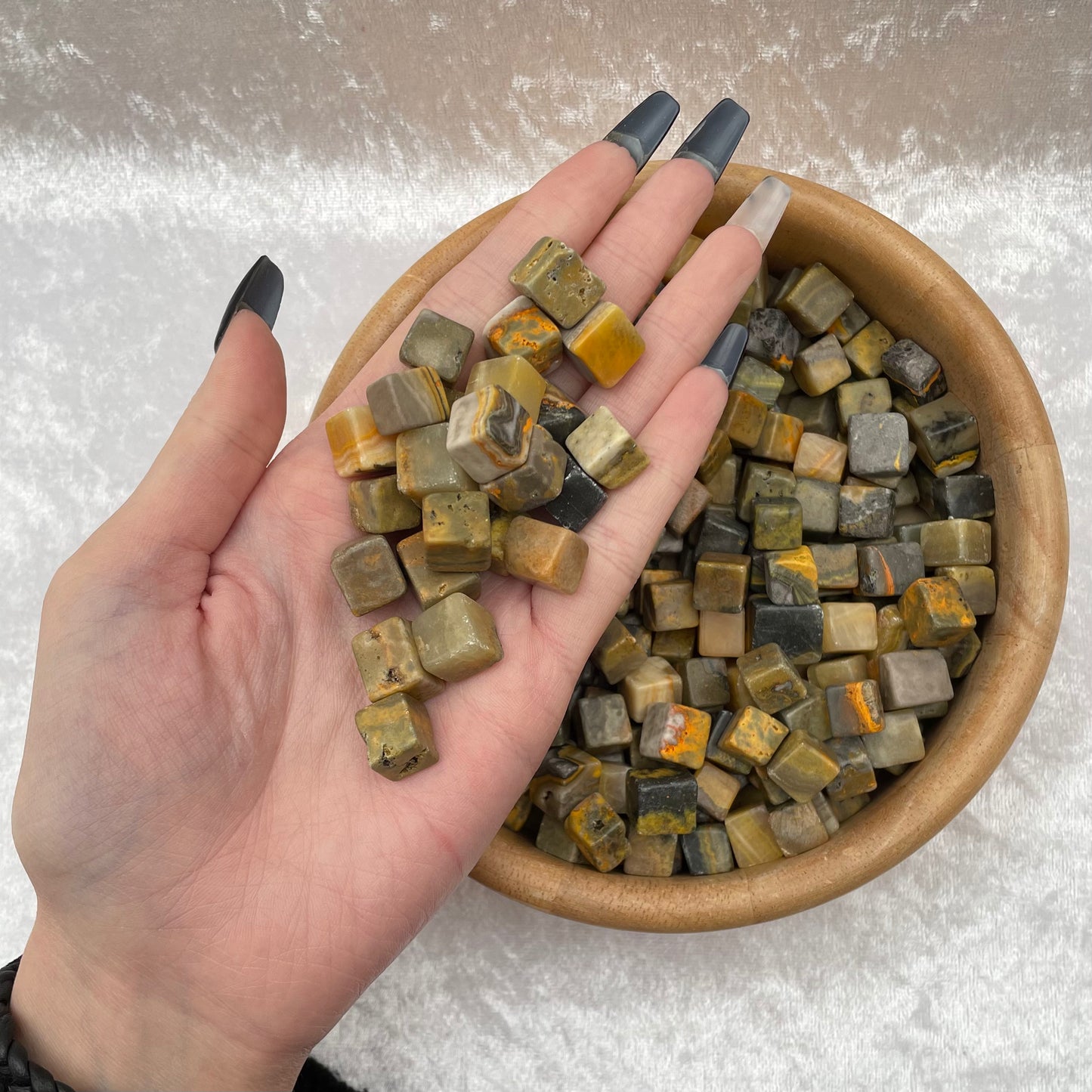 Mini Bumblebee Jasper Cubes